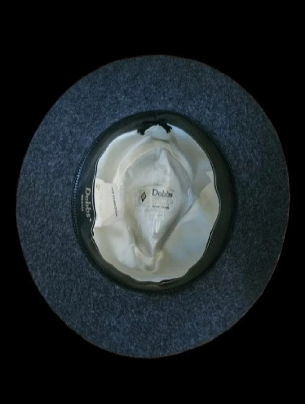 *New Dobbs Fifth Avenue New York Westphal Winsor Men's Fur Felt Gray Hat